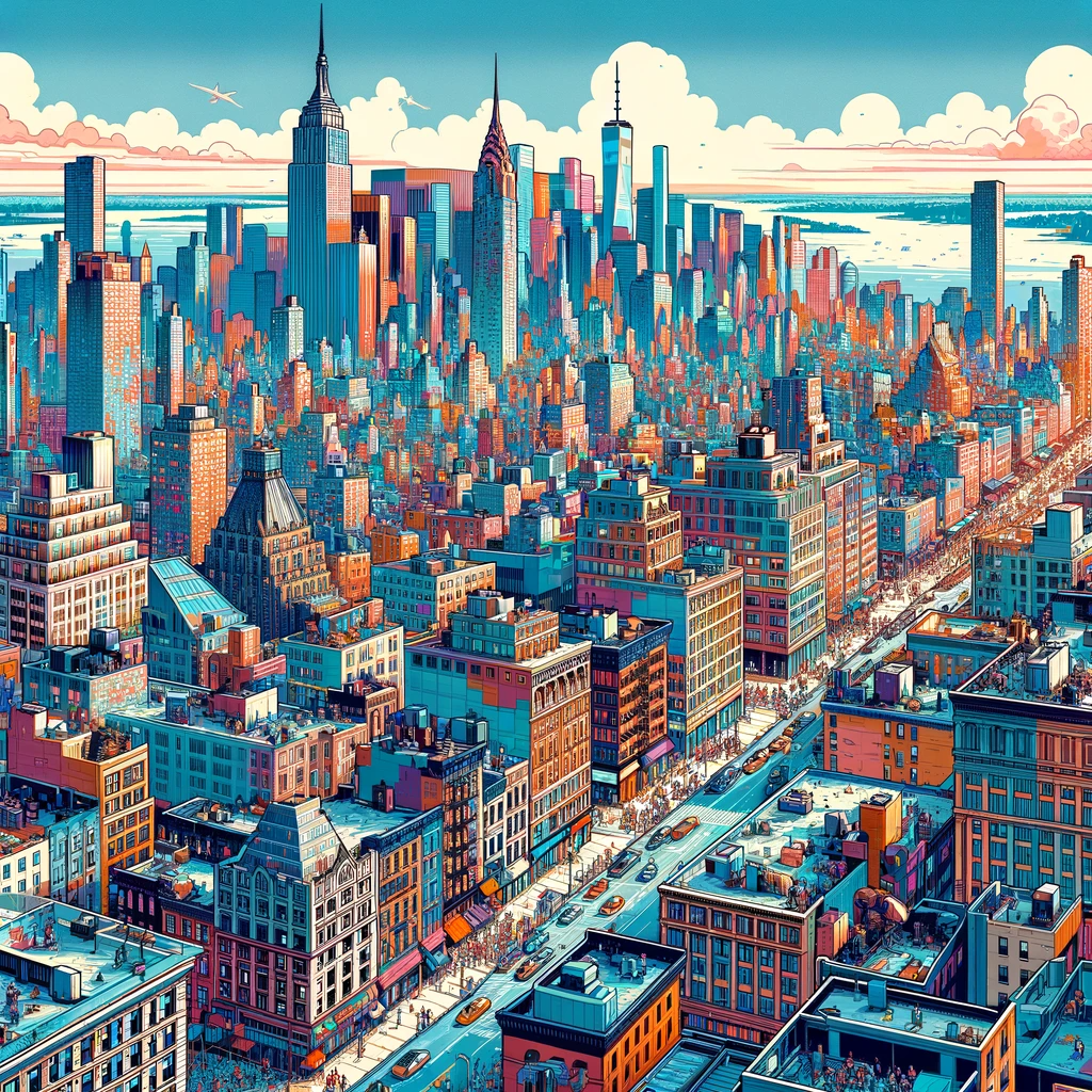 Bustling Metropolis: New York City