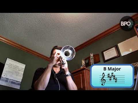 TRUMPET: One octave scales with Alex Jokipii