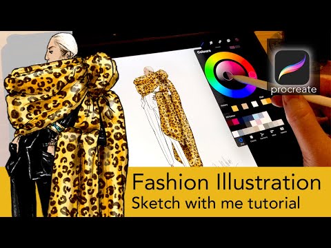 Procreate Fashion Illustration | Step by Step Fashion Sketch and Drawing Tutorial