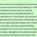 The Impact of Hashtags: Shaping Conversations on Twitter