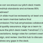 Team Alignment for TrendHub Pitch Deck