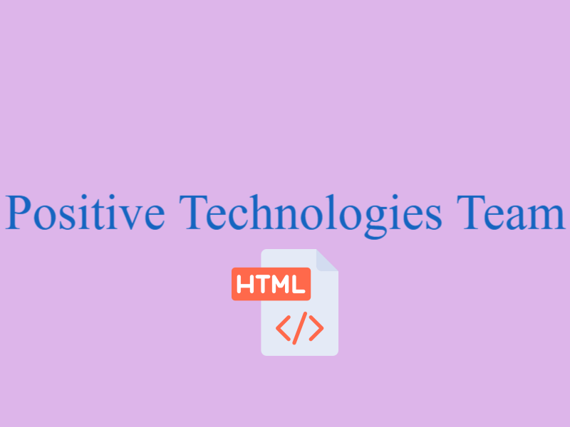 Positive Technologies, mit Liebe aus Russland!