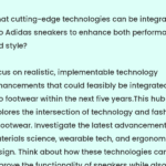 Tech Meets Tread: Innovating Adidas Footwear with Technology