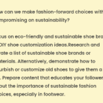 Eco-Friendly Footsteps: Promoting Sustainable Shoe Fashion